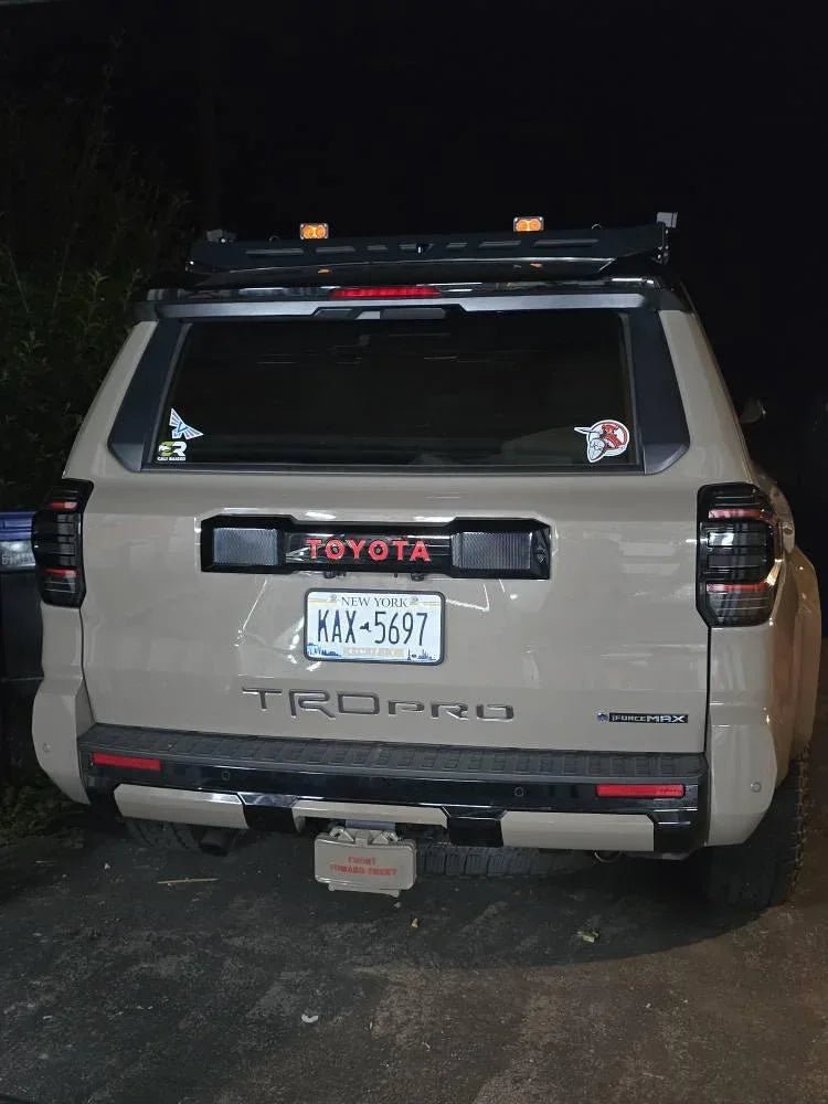 TOYOTA Rear Hatch Liftgate Emblem Inlays - 2025+ 4Runner - JDMuscleEmblems254RUN-RT-TOYOTA-PIPink