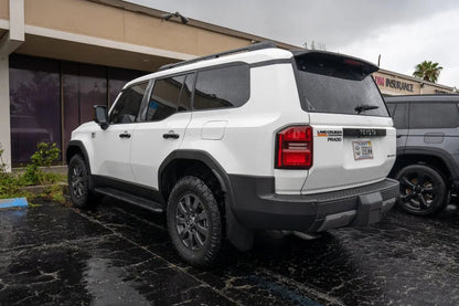 "TOYOTA" Topo Rear Tailgate Emblem Overlays - 2024+ Land Cruiser - JDMuscleEmblems24LC250-RT-TOYOTA-TPWHWhite Lines