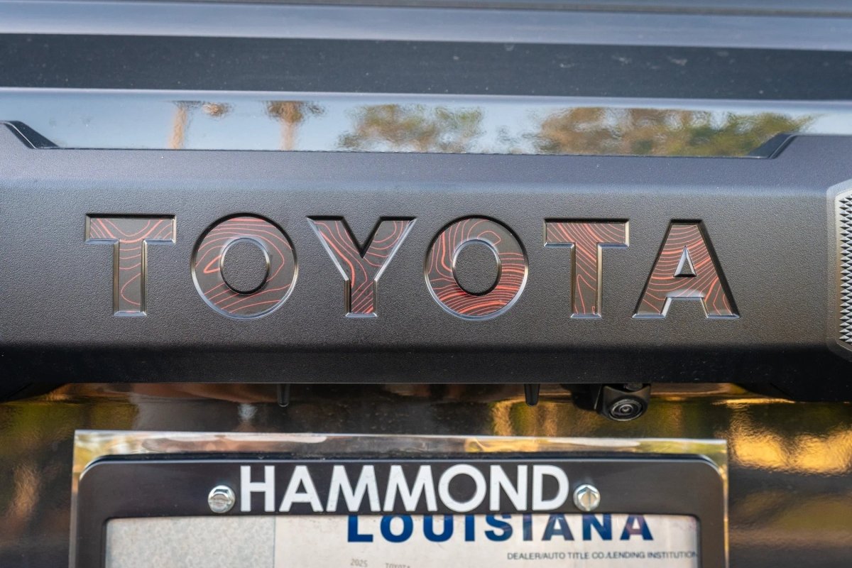 TOYOTA Topographic Rear Liftgate Emblem Inlays - 2025+ 4Runner - JDMuscleEmblems254RUN-RT-TOYOTA-TPWHWhite Lines