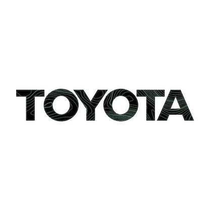 TOYOTA Topographic Rear Liftgate Emblem Inlays - 2025+ 4Runner - JDMuscleEmblems254RUN-RT-TOYOTA-TPEVGEverest Green Lines