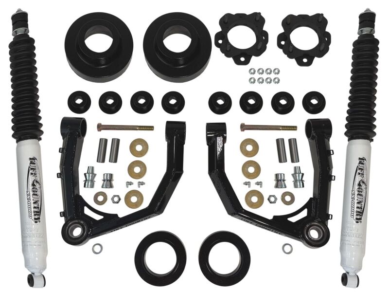Tuff Country 2022+ Toyota Tundra / 2023+ Sequoia 3 - Inch Lift Kit with Boxed Uni - Ball Control Arms & Shocks | tuf53221KN - JDMuscleSPK862260