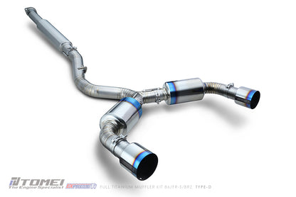 Tomei [13-21 BRZ/FR-S/86, 22-24 BRZ/GR86] Type-D Dual-Exit Catback Exhaust | TB6090-SB05B