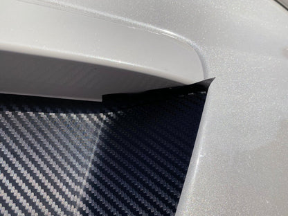 V1 3D Carbon License Plate Panel Black Out Overlays - 2015 - 2020 Subaru WRX / STI - JDMuscleExterior Body15WRXLPOL3DBK3D Carbon (Black)