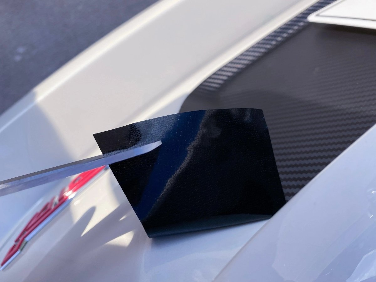 V1 3D Carbon License Plate Panel Black Out Overlays - 2015 - 2020 Subaru WRX / STI - JDMuscleExterior Body15WRXLPOL3DBK3D Carbon (Black)