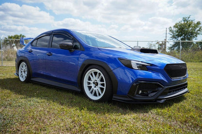 V1 V2 V3 Headlight / Front Sidemarker Overlays fits 2022+ WRX - JDMuscleHeadlights22WRXHL2-DS1Dark SmokeV1 Side