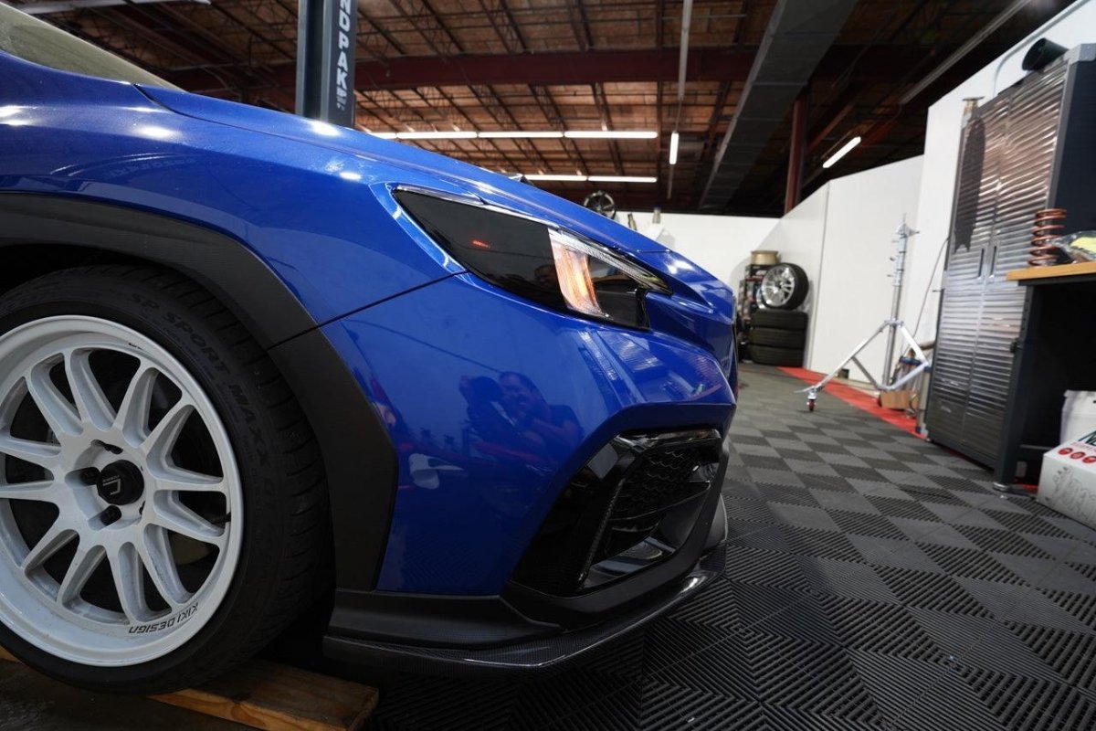 V1 V2 V3 Headlight / Front Sidemarker Overlays fits 2022+ WRX - JDMuscleHeadlights22WRXHL2-DS1Dark SmokeV1 Side