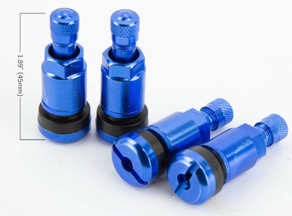 V2 Aluminum Valve Stem Set - 1.89" Long - JDMuscleValve StemsAHV2RRed