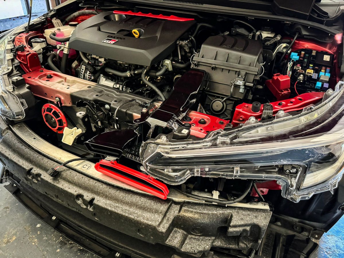 Velossa Tech Design [23 - 26 GR Corolla] Big Mouth Ram Air Intake Snorkel *RGB Upgrade Available | VT - BM - 0258 - JDMuscleAir Intake DuctsVTDVT-BM-0258-RD-NRedNoNo