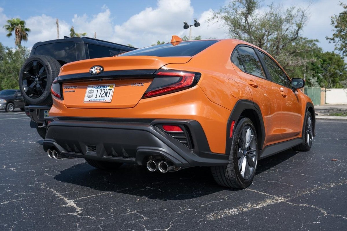 Version 1.0 Tail Light Overlays fits 2022+ WRX - JDMuscleTaillights22WRXTL1-STDark Smoke Stealth