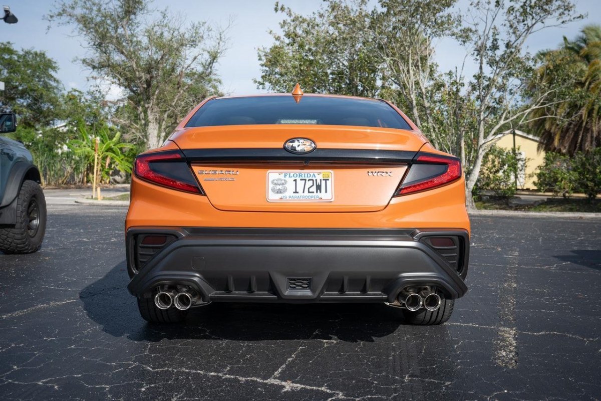 Version 1.0 Tail Light Overlays fits 2022+ WRX - JDMuscleTaillights22WRXTL1-STDark Smoke Stealth