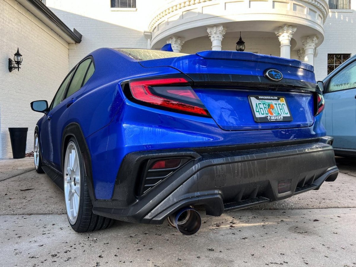 Version 3.0 Printed Series Dual Color Tail Light Overlays - 2022+ WRX - JDMuscleTaillights22WRXTLPT-DSDark SmokeGloss