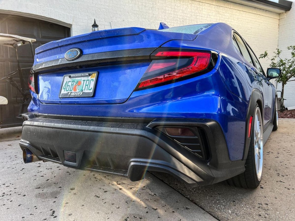 Version 3.0 Printed Series Dual Color Tail Light Overlays - 2022+ WRX - JDMuscleTaillights22WRXTLPT-DSMDark SmokeMatte