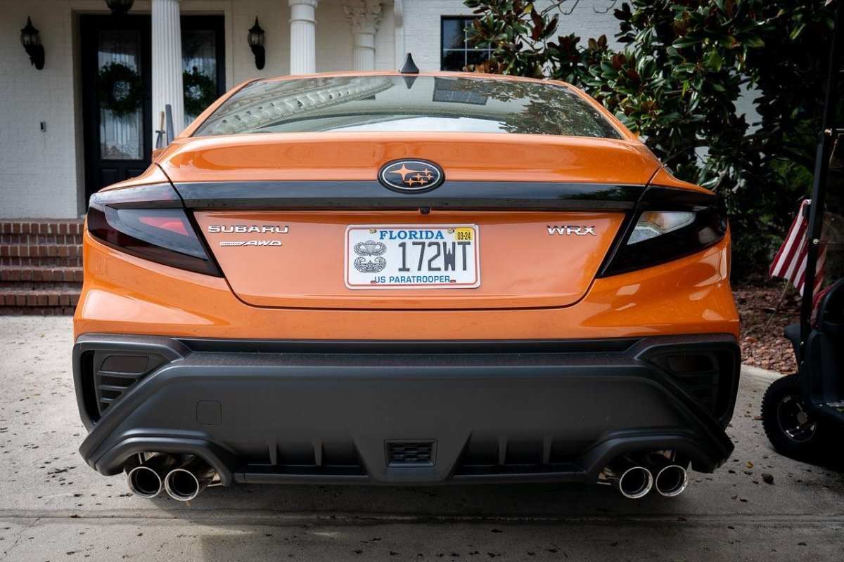 Version 3.0 Printed Series Dual Color Tail Light Overlays - 2022+ WRX - JDMuscleTaillights22WRXTLPT-DSDark SmokeGloss