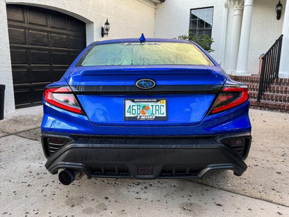Version 3.0 Printed Series Dual Color Tail Light Overlays - 2022+ WRX - JDMuscleTaillights22WRXTLPT-DSMDark SmokeMatte