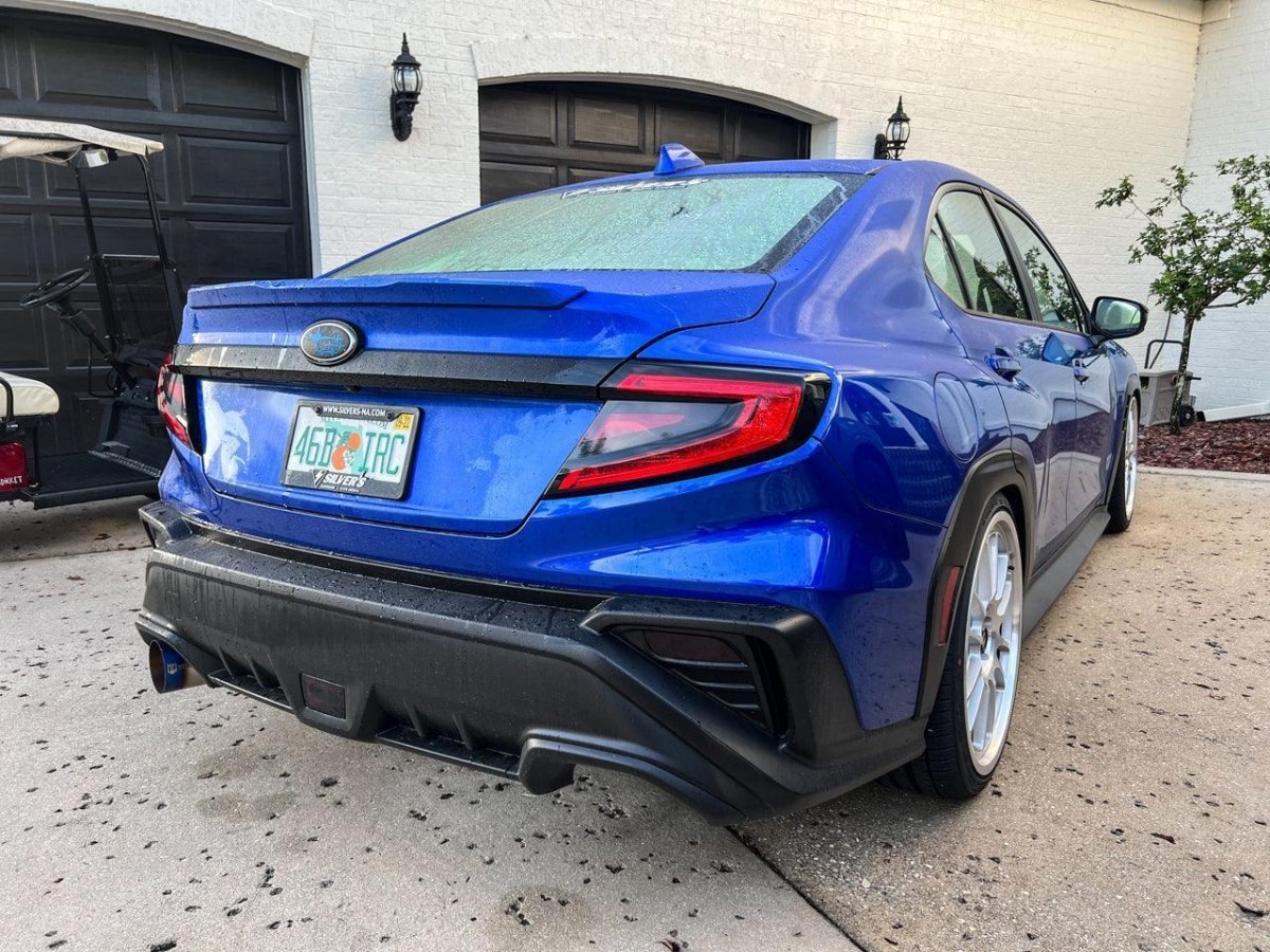 Version 3.0 Printed Series Dual Color Tail Light Overlays - 2022+ WRX - JDMuscleTaillights22WRXTLPT-DSMDark SmokeMatte