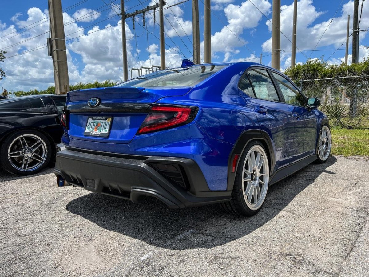 Version 3.0 Printed Series Dual Color Tail Light Overlays - 2022+ WRX - JDMuscleTaillights22WRXTLPT-DSMDark SmokeMatte