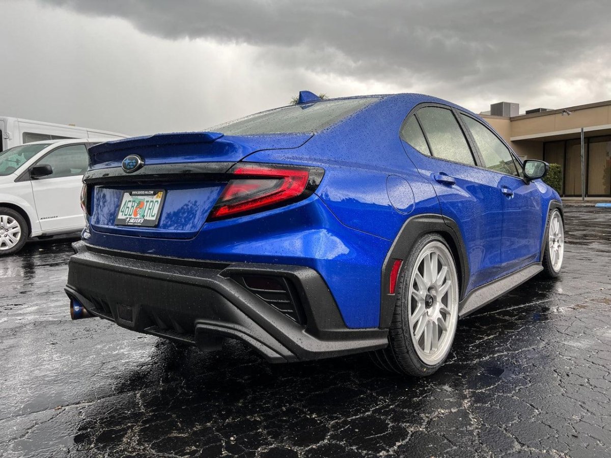 Version 3.0 Printed Series Dual Color Tail Light Overlays - 2022+ WRX - JDMuscleTaillights22WRXTLPT-DSDark SmokeGloss