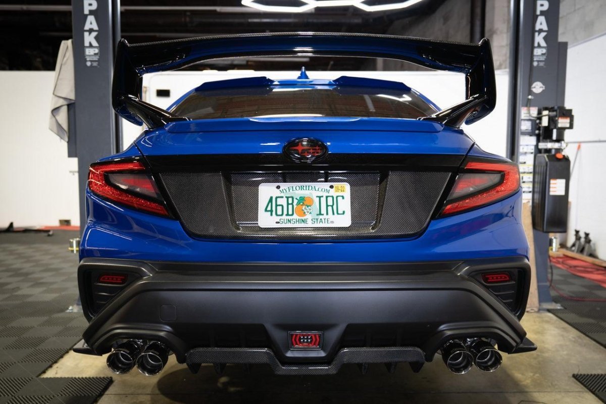 Version 3.0 Printed Series Dual Color Tail Light Overlays - 2022+ WRX - JDMuscleTaillights22WRXTLPT-LSLight SmokeGloss