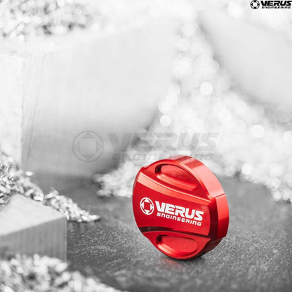 Verus Engineering 02 - 21 WRX/STI / 13 - 21 BRZ/FRS/86 RLA Oil Cap Anodized Red | A0270A - RED - JDMuscleOil CapsVERA0270A-RED