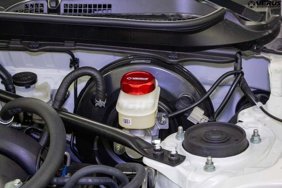 Verus Engineering 08 - 21 STI / WRX / 13 - 23 BRZ / 22 - 23 GR86 Brake Master Cylinder Cap Cover | A0417A - RED - JDMuscleDress Up CapsVERA0417A-RED