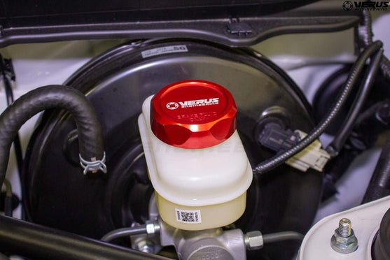 Verus Engineering 08 - 21 STI / WRX / 13 - 23 BRZ / 22 - 23 GR86 Brake Master Cylinder Cap Cover | A0417A - RED - JDMuscleDress Up CapsVERA0417A-RED