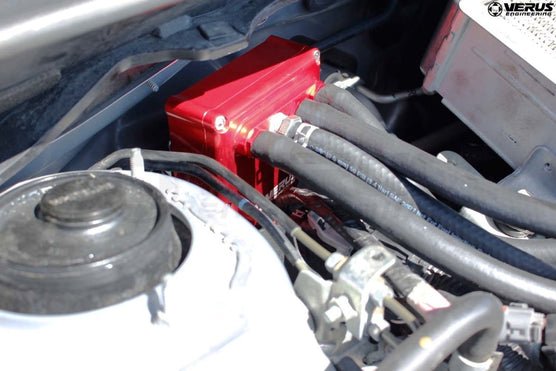 Verus Engineering 15 - 21 STI Air Oil Separator - Red | A0323A - RED - JDMuscleAir Oil SeparatorsVERA0323A-RED