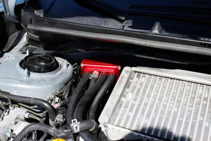 Verus Engineering 15 - 21 STI Air Oil Separator - Red | A0323A - RED - JDMuscleAir Oil SeparatorsVERA0323A-RED