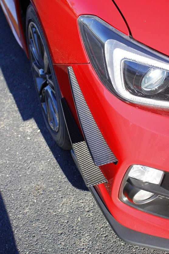 Verus Engineering [15 - 21 WRX/STI] Single Dive Plane | Canard Kit | A0110A - JDMuscleCanardsVERA0110A