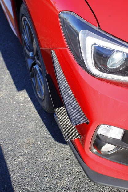 Verus Engineering [15 - 21 WRX/STI] Single Dive Plane | Canard Kit | A0110A - JDMuscleCanardsVERA0110A