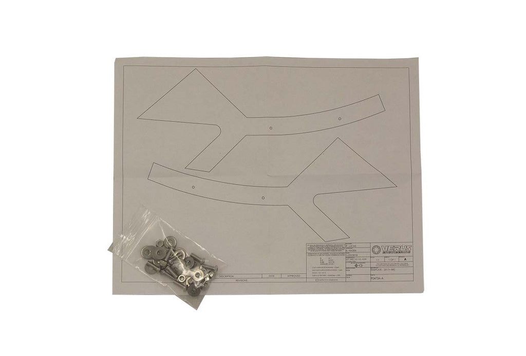 Verus Engineering 17 - 21 BRZ Dive Plane Kit | A0139A - JDMuscleCanardsVERA0139A