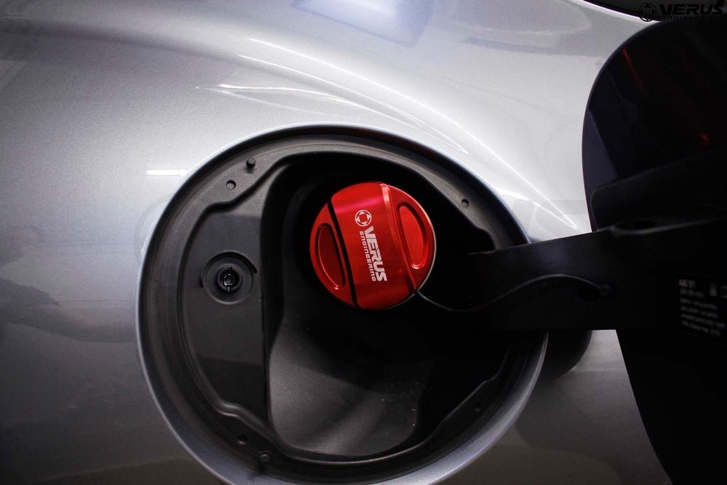 Verus Engineering 20 - 22 Supra Gas Cap Cover Anodized Red | A0269A - RED - JDMuscleOil CapsVERA0269A-RED