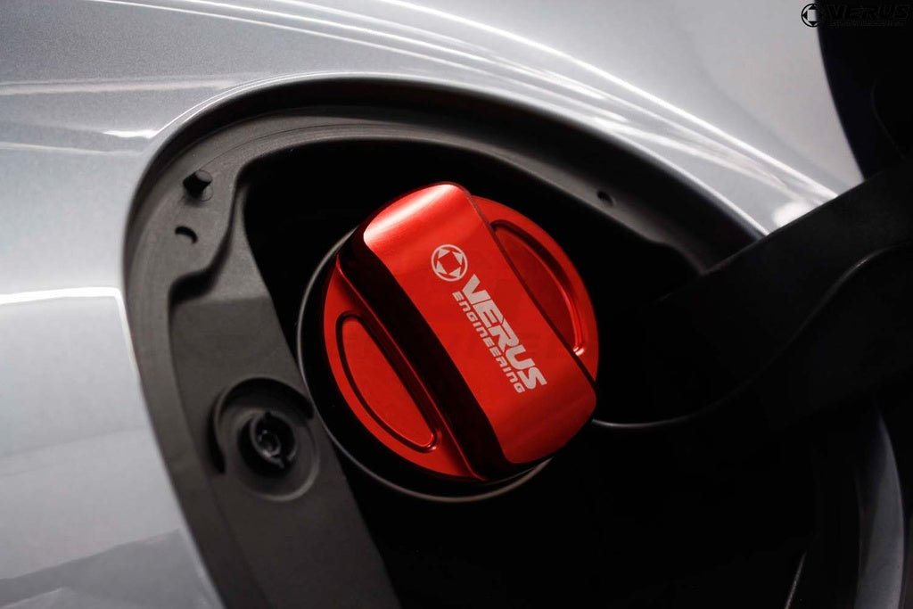 Verus Engineering 20 - 22 Supra Gas Cap Cover Anodized Red | A0269A - RED - JDMuscleOil CapsVERA0269A-RED