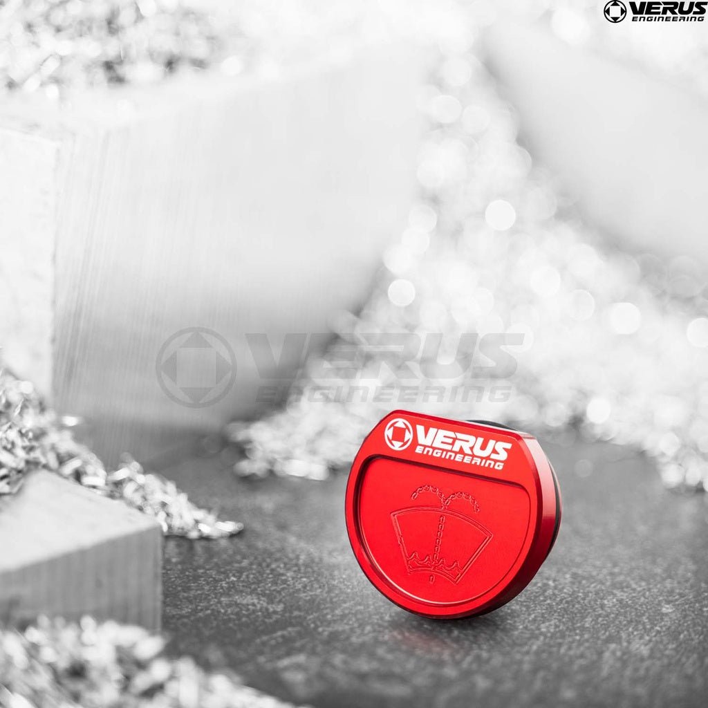 Verus Engineering 20-22 Supra Mk5 Windshield Washer Fluid Reservoir Cap Red | A0260A-RED - JDMuscleDress Up CapsVERA0260A-RED