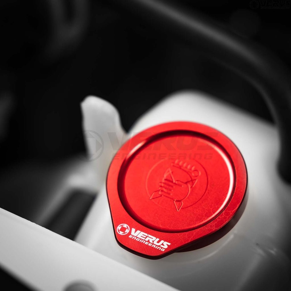 Verus Engineering 2022+ BRZ/GR86 Coolant Overflow Cap Red | A0419A - RED - JDMuscleDress Up CapsVERA0419A-RED