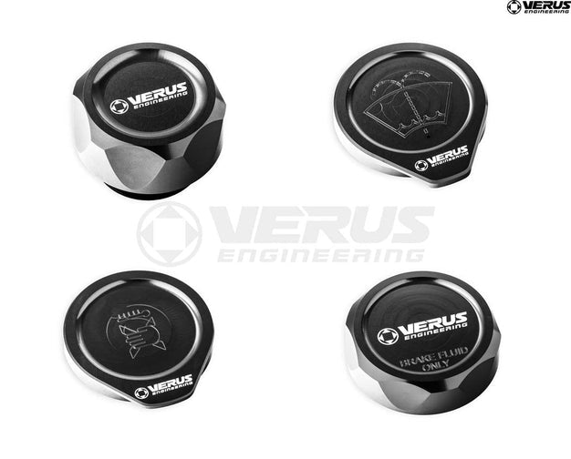 Verus Engineering 22 - 2023 BRZ/GR86 Engine Bay Cap Cover Kit - Black | A0435A - BLK - FHS - JDMuscleDress Up CapsA0435A-BLK-FHS
