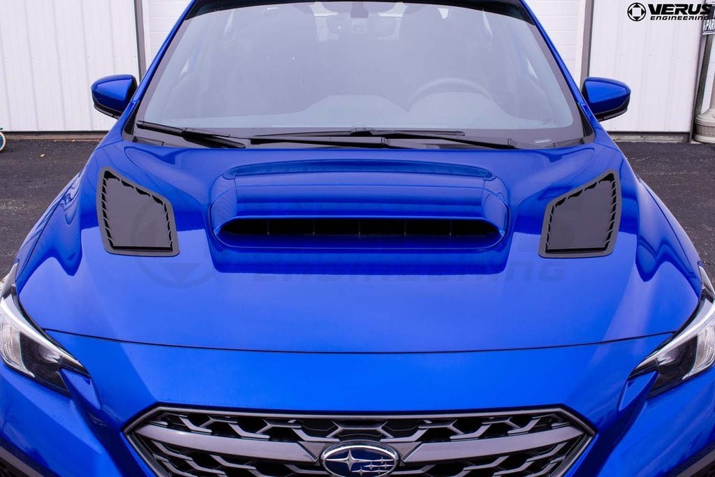 Verus Engineering [22 - 26 WRX] Hood Louver Kit | Black | A0483A - BLK - JDMuscleHood Scoops / VentsVERA0483A-BLK