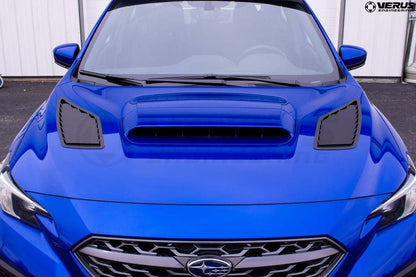 Verus Engineering [22 - 26 WRX] Hood Louver Kit | Black | A0483A - BLK - JDMuscleHood Scoops / VentsVERA0483A-BLK
