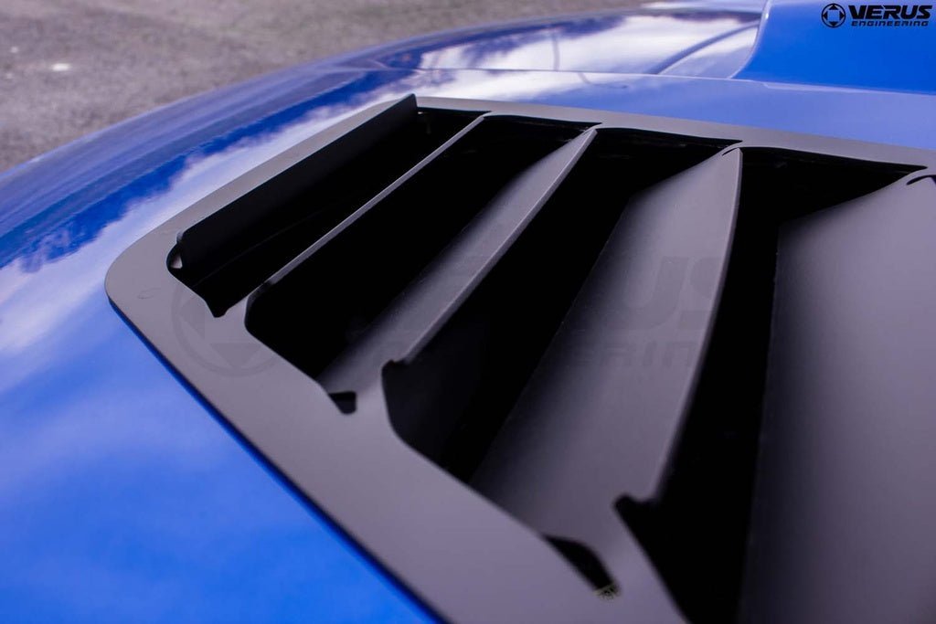 Verus Engineering [22 - 26 WRX] Hood Louver Kit | Black | A0483A - BLK - JDMuscleHood Scoops / VentsVERA0483A-BLK