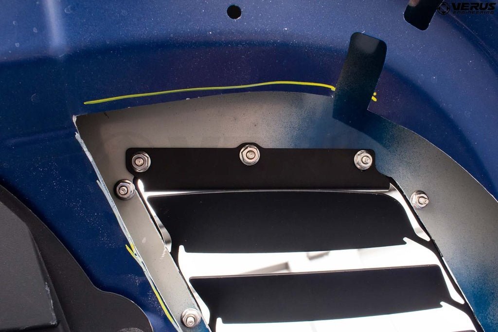 Verus Engineering [22 - 26 WRX] Hood Louver Kit | Black | A0483A - BLK - JDMuscleHood Scoops / VentsVERA0483A-BLK