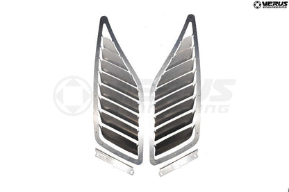 Verus Engineering [22 - 26 WRX] Hood Louver Kit | Raw Aluminum | A0483A - BARE - JDMuscleHood Scoops / VentsVERA0483A-BARE