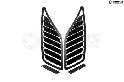 Verus Engineering [22 - 26 WRX] Hood Louver Kit | Raw Aluminum | A0483A - BARE - JDMuscleHood Scoops / VentsVERA0483A-BARE