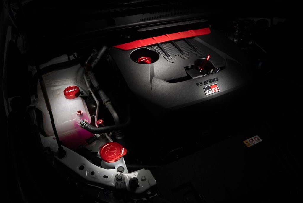 Verus Engineering [23 - 26 GR Corolla] Engine Bay Cap Kit - JDMuscleDress Up CapsA0687A-BLU-FHSBlueFHS Style
