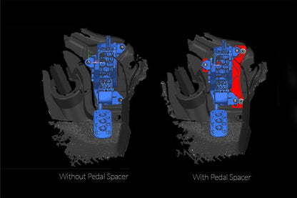 Verus Engineering [23 - 26 GR Corolla] Throttle Pedal Spacer - JDMusclePedalsA0650A-REDRed
