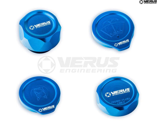 Verus Engineering 22-2023 BRZ/GR86 Engine Bay Cap Cover Kit - Blue | A0435A-BLU-FHS