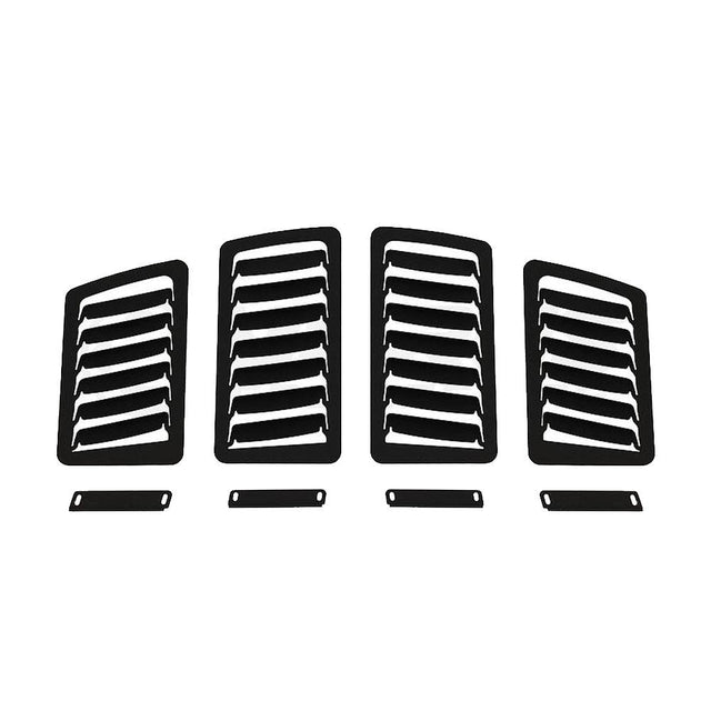 Verus Engineering 13-21 BRZ/FRS/86 Slanted Hood Louver Kit Powder Coated Black | A0065A-BLK