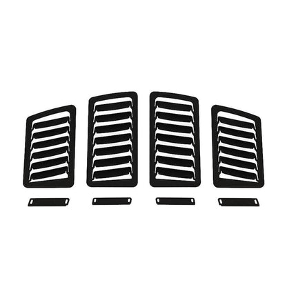 Verus Engineering 13-21 BRZ/FRS/86 Slanted Hood Louver Kit Powder Coated Black | A0065A-BLK