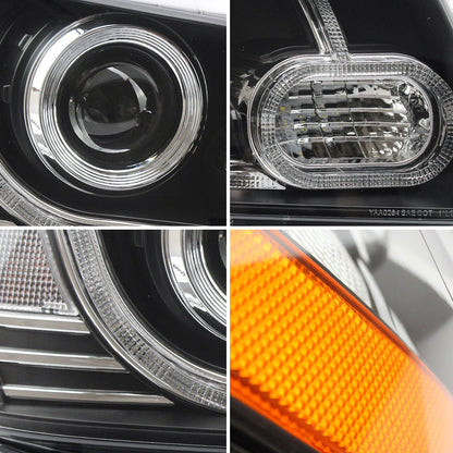 VLAND 01 - 07 Highlander 1st Gen XU20 | Fit For US Models LED Projector Headlights - JDMuscleHeadlightYAA-HLD-0264RHD-P01RHDDual Beam Black Housing