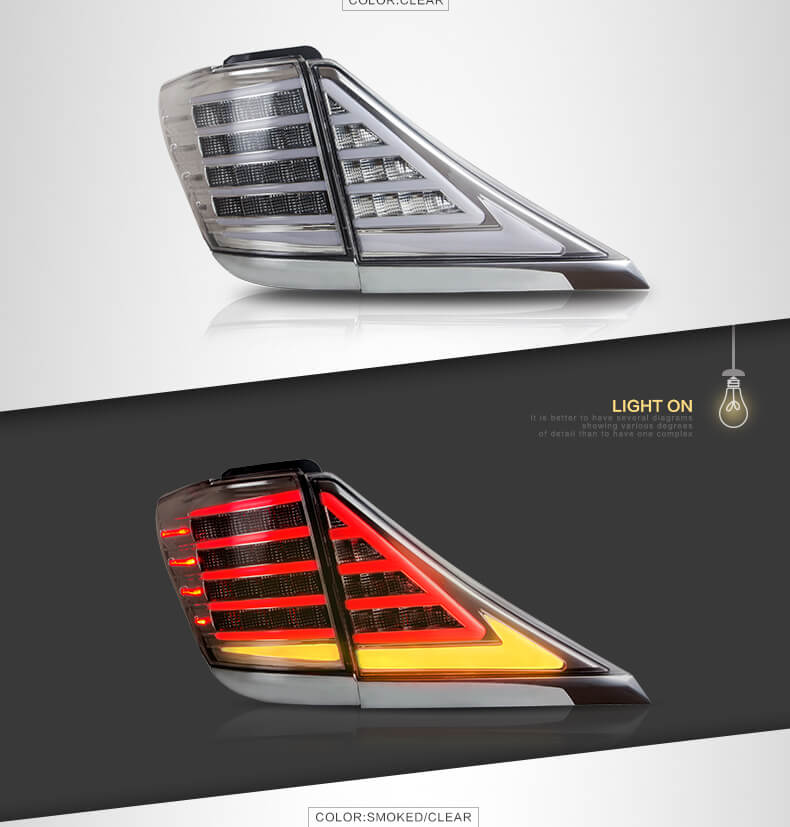 VLAND 07 - 13 Toyota Verllfire / Alphard Full LED Tail Lights - JDMuscleTail lightsYAB-AEF-0274C-P01Clear