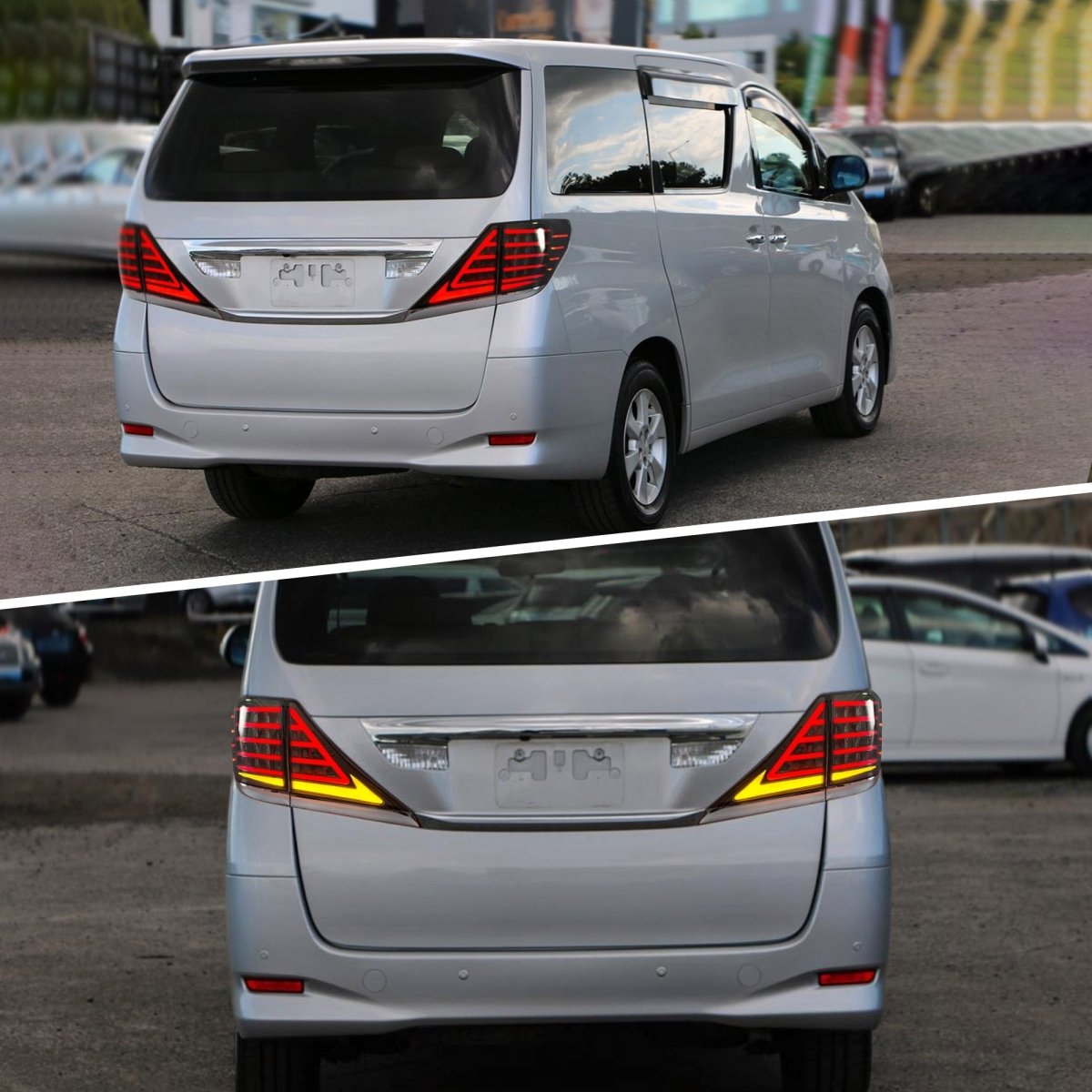VLAND 07 - 13 Toyota Verllfire / Alphard Full LED Tail Lights - JDMuscleTail lightsYAB-AEF-0274S-P01Smoked