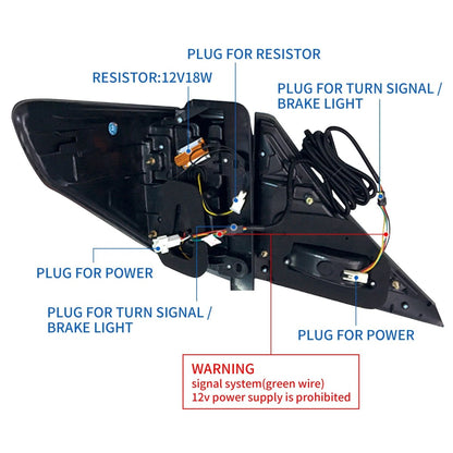 VLAND 07 - 13 Toyota Verllfire / Alphard Full LED Tail Lights - JDMuscleTail lightsYAB-AEF-0274S-P01Smoked